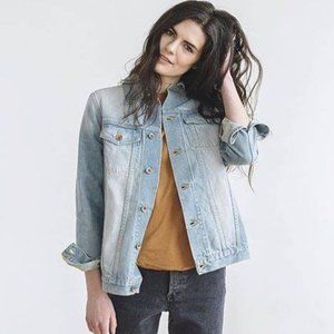Tradlands Size XS Light Shore Wash Denim Jacket Made in USA